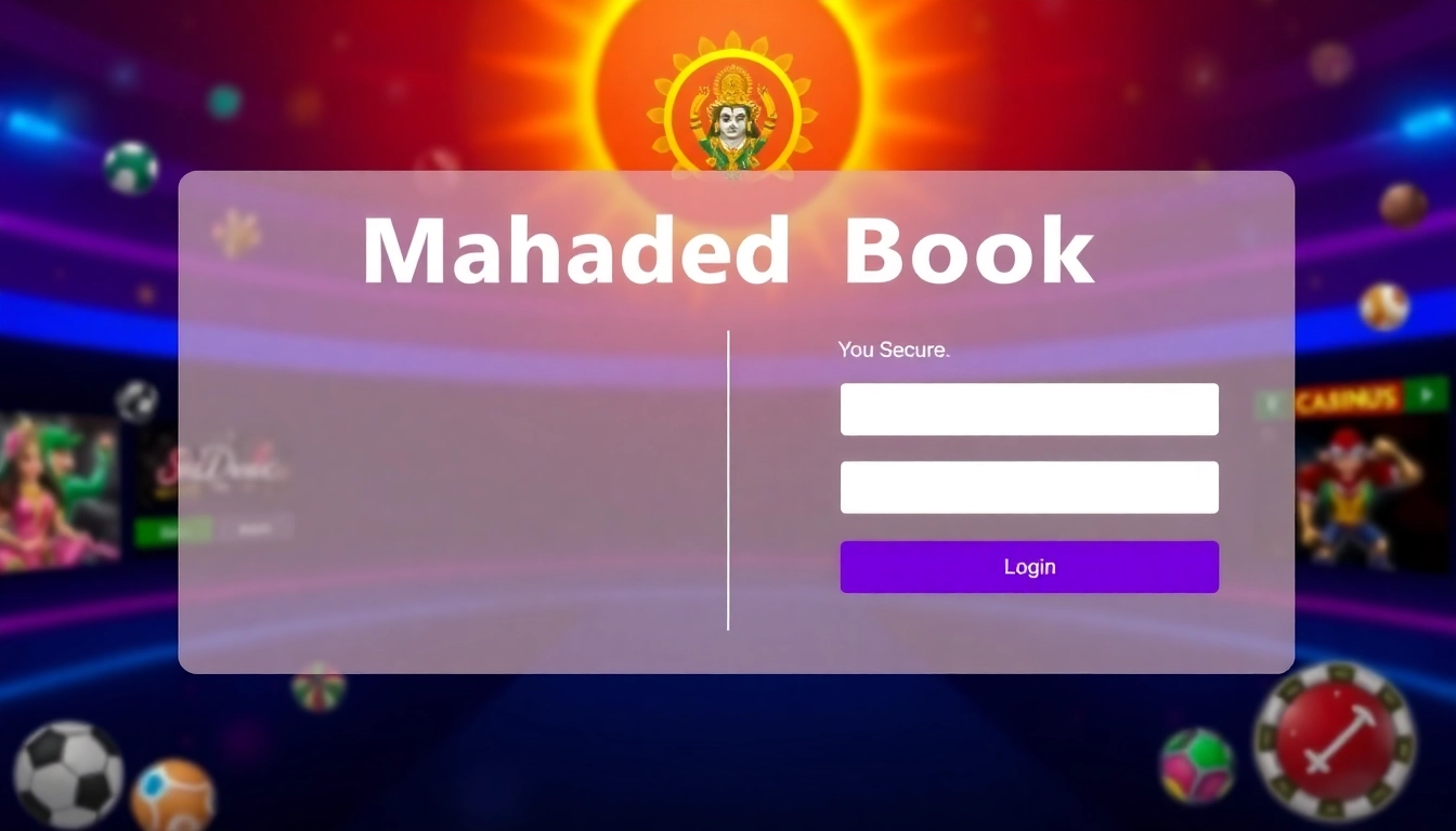 Guide to Mahadev book login: Secure, easy access to Indian online betting platform in vibrant interface style for users.