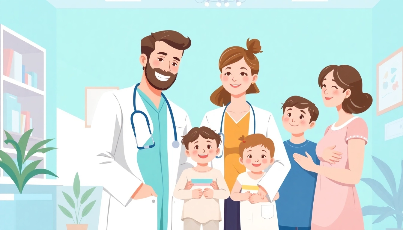Affordable private health insurance options shown as a family compares plans on a laptop.