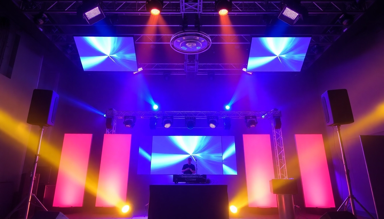 Professionelle Veranstaltungstechnik Köln zeigt modernes Sound- und Lichtsetup bei einer Veranstaltung in Köln, begeisternde Atmosphäre.