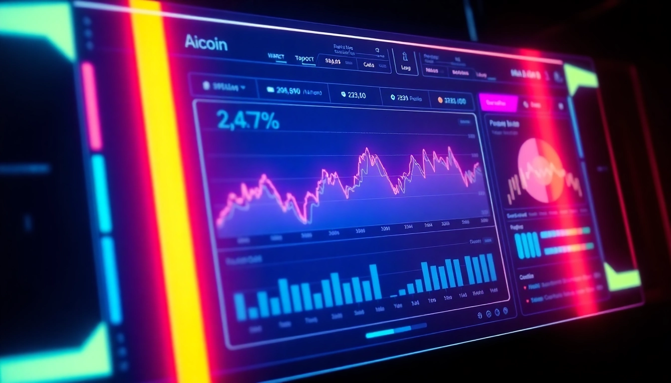 An informative graphic showcasing aicoin digital charts and analytics for cryptocurrency investors